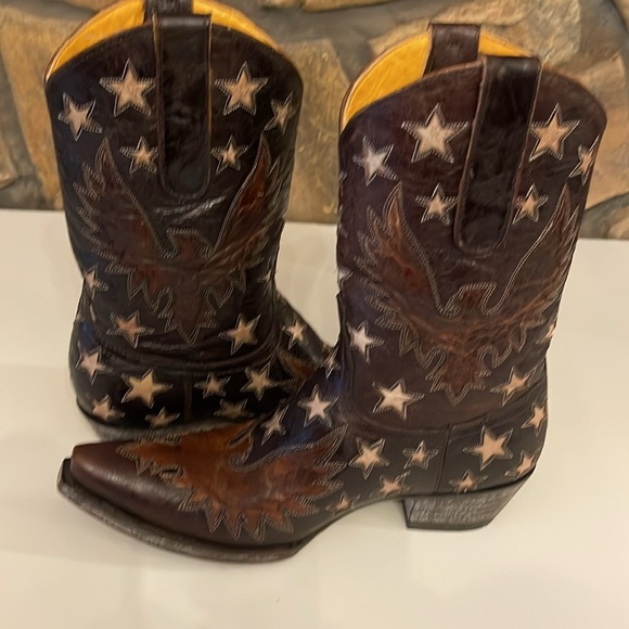 Old Gringo Eagle Inlay Star Boots NEW - Picture 3 of 12